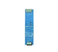 NDR-75 120 240 480W 110V/220V AC a DC 12V 24V 48V Fuente de alimentación de conmutación de riel DIN NDR-75 NDR-120 NDR-240 NDR-480 1 pieza (Tamaño: 85-264V, color: 12V_75W)