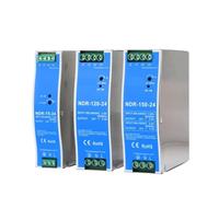 NDR-75 NDR-120 NDR-150 Fuente de alimentación conmutada Salida única Riel DIN Industrial CA a CC 12 V 24(NDR-150-24)