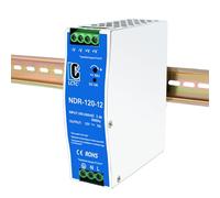 NDR120-12 DC 12V Din Rail Fuente de alimentación delgada 120w 10A (Entrada: 100-240VAC, Salida: 12VDC, 50/60HZ) Adaptador de fuente de alimentación de conmutación (Volts_of_Direct_Current, 12