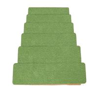 NDSJAIE Alfombra autoadhesiva para escaleras 1 Alfombrilla Antideslizante for escaleras, autoadhesiva, for Puerta, Escalera, protección for el hogar, decoración del(Green)
