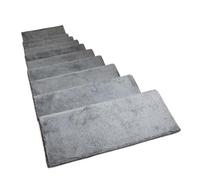 NDSJAIE Alfombra autoadhesiva para escaleras Alfombrillas de Color sólido for escalones, Autoadhesivas, Antideslizantes, Seguridad y silenciosas, for decoración del hogar(16,75x24cm 1pc)