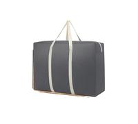 NDSJAIE Bolsa de mudanza Impermeable Almacenamiento de edredones, en Bolsas, for mudanzas, Bolsa Gruesa, Impermeable, Lona Gran Capacidad, Ropa(Grey-68X50)