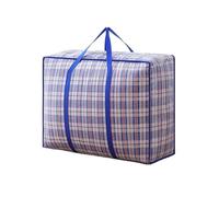 NDSJAIE Bolsa de mudanza Impermeable Bolsa de Almacenamiento Ropa Gran Capacidad, Tejido Grueso, Multifuncional, Impermeable, portátil, Embalaje Equipaje móvil, casa mudanzas(Blue,M-60x42x23cm)