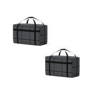 NDSJAIE Bolsa de mudanza Impermeable Bolsa de Almacenamiento Ropa Mano Gran Capacidad, Bolsas Embalaje Tela no Tejida Plegables a Prueba Polvo, Organizador guardarropa for Dormitorio(55x23x35-2PC)