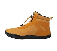 NDSJAIE Botas de nieve para hombre Zapatos antideslizantes for otoño e invierno, duraderos, cómodos, for la nieve, suaves, for acampar, deportivos informales(Yellow,46)