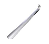 NDSJAIE Calzador Cuerno de zapato Extra largo acero inoxidable, removedor zapatos Metal plateado, ayuda for levantar calzador, herramienta extracción antideslizante, cuchara for para el hogar(1PC)