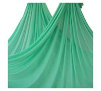 NDSJAIE Columpio Yoga Aereo Hamaca aérea for Yoga de 8m, Tela Seda, Columpio aéreo, Fitness for Gimnasio, hogar, Exterior, Culturismo, Pilates, cinturón(Light Green-A)