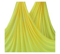 NDSJAIE Columpio Yoga Aereo Hamaca aérea for Yoga de 8m, Tela Seda, Columpio aéreo, Fitness for Gimnasio, hogar, Exterior, Culturismo, Pilates, cinturón(Yellow)