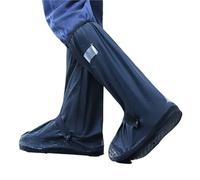 NDSJAIE Funda para zapatos contra la lluvia Funda impermeable for zapatos de lluvia con reflector, alta, transparente, for motocicleta(M)