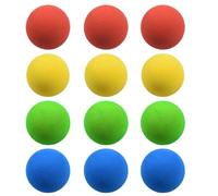NDSJAIE Pelotas Golf 12/20 Piezas Esponja for Practicar Golf, Pelota de Entrenamiento, Espuma Suave for jardín, Juego Pelotas elásticas for práctica en Interiores y Exteriores(12PCS)