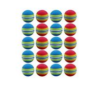 NDSJAIE Pelotas Golf Pelotas de Entrenamiento Golf con Esponja Espuma EVA for práctica en Interiores, Color arcoíris 20 Piezas(20Pcs Mixed Color)
