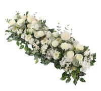 NDSJAIE Vid de Flores Artificiales 50/100cm DIY Boda Flor decoración de la Pared Suministros arreglo peonías Seda Rosa Artificial Floral miércoles Arco telón Fondo para decoración(A3)