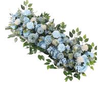 NDSJAIE Vid de Flores Artificiales 50/100cm DIY Boda Flor decoración de la Pared Suministros arreglo peonías Seda Rosa Artificial Floral miércoles Arco telón Fondo para decoración(A6)