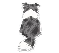 NDSVPKI Calcomanías de Coche 1Pc Car Sticker Waterproof Dog Vinyl Decal For Rear Window Trunk Universal Decor(3,7.5X15CM)