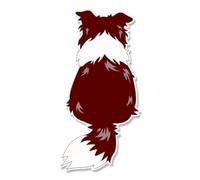 NDSVPKI Calcomanías de Coche 1Pc Car Sticker Waterproof Dog Vinyl Decal For Rear Window Trunk Universal Decor(2,7.5X15CM)