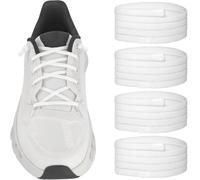 NDTEZUGT 2 pares de cordones elásticos para tenis ON Cloudtilt, cordones elásticos de 4 mm para correr, sin atar, con puntas de silicona, blanco (White03), 30''/75cm
