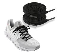 NDTEZUGT 6mm Cordones Planos Finos para On Cloud Zapatillas, Cordones para Zapatos Deportivos de Repuesto (Negro,47"/120cm)