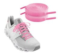 NDTEZUGT 6mm Cordones Planos Finos para On Cloud Zapatillas, Cordones para Zapatos Deportivos de Repuesto (Rosa,47"/120cm)