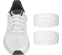NDTEZUGT Cordones elásticos sin atar para ON Cloudtilt, cordón elástico de 4 mm, cordones elásticos de elastano para zapatos de correr con puntas de silicona, blanco (White01), 28''/70cm
