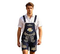 NDTKEWYK Peto para hombre, Oktoberfest, pantalones para hombre, A1-azul marino., XS