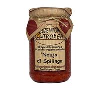 Nduja di Spilinga | Salchichón Calabrese Picante y Untable | Salami Italiano Artesanal - Delicatessen Gourmet | Auténtica Cocina Calabresa por Delizie Vaticane di Tropea (Tarro 280g)