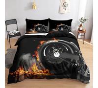 NDXRWDZR Funda Nordica Cama 90 Infantiles Moto Genial Edredón Cama 90 para Niñas Niños con Cremallera Suave Transpirable Microfibra Fundas Nordicas 150x220 cm + 2 Fundas de Almohada 50x80 cm