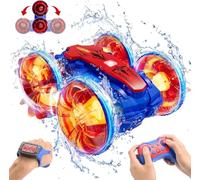 NDZUI Coche Teledirigido, 2.4Ghz Impermeable RC Car 4WD 360 ° Roating All Terrain Stunt Juguete para niños de 8 9 10 11 12 años