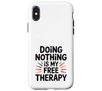 Ne Rien Faire EST ma thérapie gratuite. Carcasa para iPhone X/XS