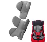 Ne-wborn - Soporte para cabeza de asiento de coche, almohadillas suaves para asiento de coche, almohadilla de asiento de cabeza, cuello, almohadilla de apoyo para cabeza y cuerpo, funda de asiento de