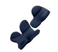 Ne-wborn - Soporte para cabeza de asiento de coche, almohadillas suaves para asiento de coche, almohadilla de asiento de cabeza, cuello, almohadilla de apoyo para cabeza y cuerpo, funda de asiento de