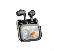 NE20 - Auriculares inalámbricos con tecnología de traducción de IA en tiempo real, pantalla LCD de estado y audio de alta fidelidad para comunicación sobre la marcha (negro)