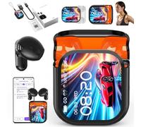 Ne20 Bluetooth V6.0 Ai Translator Earbuds, Touch Screen Sport Wireless Headphones Hd Stereo Sound Longlife Lcd Touch 2025 Translation Earbud Stereo Sound Longlife Ipx6 Water-Resistant(Black-1PC)