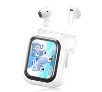 Ne20 Earbuds, 2 Way Translator Earbuds, Bluetooth 5.4 Earphones Ai Translator Ear Buds, LCD Touch Screen, Ipx6 Waterproof for Travel Busines (White)