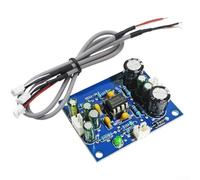 NE5532 Placa de audio preamplificador, DC 12-35V HIFI módulo de sonido con amplificador operacional intercambiable para PC y reproductor de MP3, PCB azul de 50 x 40 mm (A)