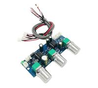 NE5532 Placa de control de preamplificador de subwoofer con ajuste pasivo de graves y circuito de filtro de agudos, módulo de subwoofer de filtro de paso bajo