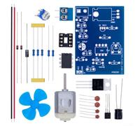 NE555 - Kit regulador de ancho de pulso de motor CC, controlador de velocidad ajustable para práctica de soldadura electrónica y proyectos de entrenamiento escolar, conjunto de montaje de bricolaje
