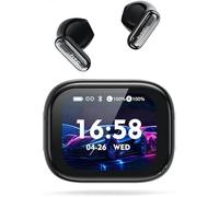 NE68 Ecouteur Traducteur Instantané écran LCD, Bluetooth 6.0 Ecouteurs sans Fil AI Traduction Vocale Instantanée, 3en1 AI auriculares traductores 134 Idiomas y 6 Modos de Traducción，60H para Viajes