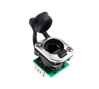 NE8FDP Conector Blindado RJ45 de Doble Puerto para Panel Cat6 para Instalación de Datos PoE de AV de Escenario con Pantalla LED