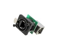 NE8FDP-R-B hembra embrague etherCON PIN: 8 Cat: 5e chapado en oro Sistema: 8p...