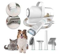 neabot P1 Pro Máquina de Cortar Pelo Profissional y Recarregável para Cães e Gatos, Set de Aseo para Perros, 5 Herramientas de Aseo Probadas (Gris)