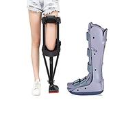 NEAFP Andadores para Personas Mayores Muleta de Rodilla Ajustable sin Manos con Tobillera, Andador telescópico de una Sola Pierna para discapacitados, Equipo de rehabilitación para distensiones de