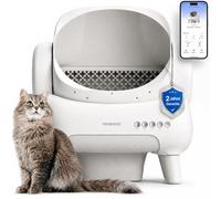 Neakasa M1 Plus Lite - Caja de Arena para Gatos autolimpiable con diseño Abierto, Capacidad XXL, Control de aplicación, Seguro, Inodoro e higiénico, Caja de Litter para Varios Gatos