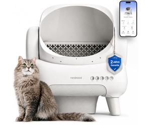 Neakasa M1 Plus Lite - Caja de Arena para Gatos autolimpiable con diseño Abierto, Capacidad XXL, Control de aplicación, Seguro, Inodoro e higiénico, Caja de Litter para Varios Gatos