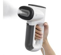 Plancha de vapor portátil, 900 W, 15 g/min, doble modo con succión, 2 depósitos de 95 ml