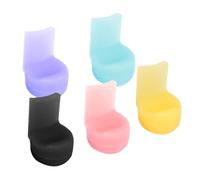 Neamou Cojín para reposapulgares,Cojín para reposapulgares para clarinete - Reposapulgar de silicona para clarinete con cola - Comodidad para oboe de colores, soporte de silicona para la mayoría
