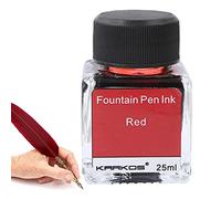 Neamou Tinta embotellada, Tinta de Pluma de inmersión de Colores de 25 ml, Botellas de Tinta de Dibujo de Escritura artística, Suministros de papelería Escolar, Tinta para Estudiantes Que escriben