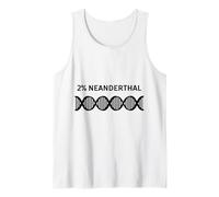 Neandertal ADN Divertido Dos por Ciento Neandertal Camiseta sin Mangas