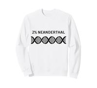 Neandertal ADN Divertido Dos por Ciento Neandertal Sudadera