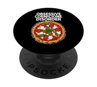 Neapolitan Pizza Obsessive Cornicione Disorder Chef PopSockets PopGrip Adhesivo