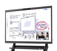 NearHub MAX Pizarra Digital Interactiva Inteligente 75" 4K Windows 11 Pro | 16 GB+256 GB | 40 Puntos | Cámara 4K 130° Integrada y 8 Mics | Zoom Rooms y Microsoft Teams Nativos | Solución All-in-One